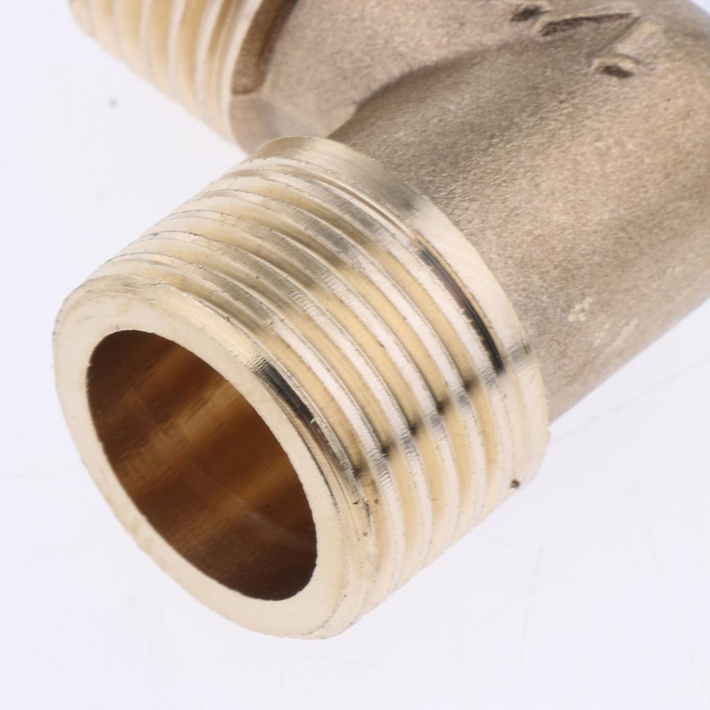 Brass Male Elbow Adapter Connector 1/2'' 1/4'' 1/8'' 3/8'' Thread Fittings D