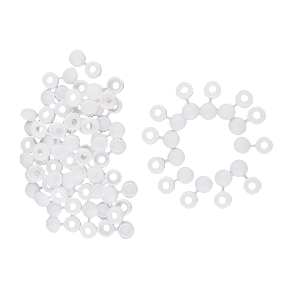Plastic Hinge hole Cover Caps for Home Furniture Decoration White