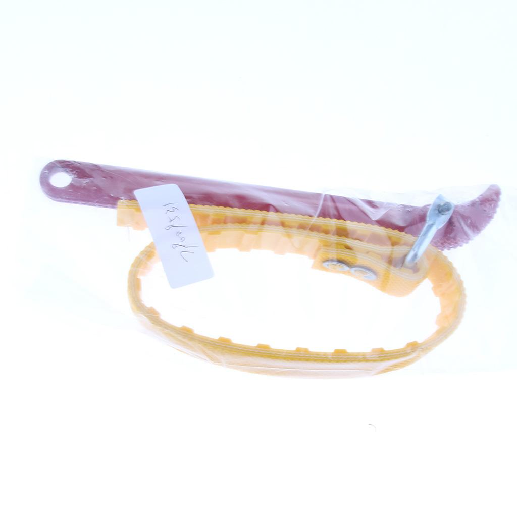 Solid Adjustable Belt Strap Wrench Spanner Oil Filter Removal Wrench Tool