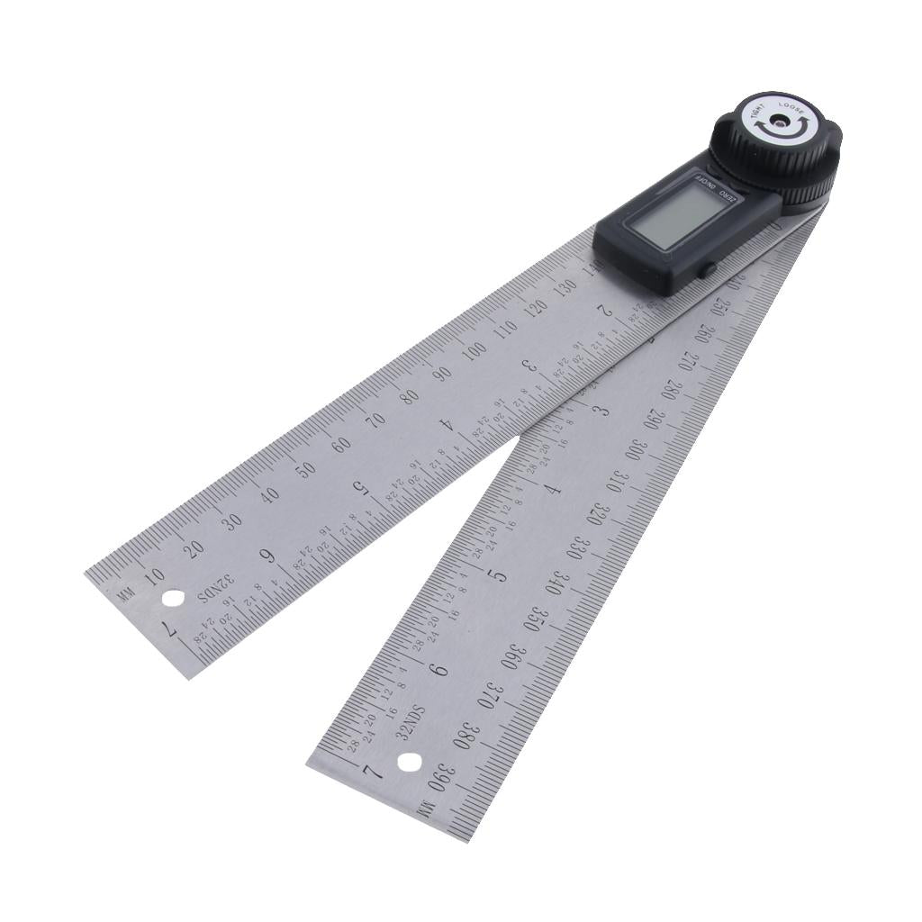 Digital Angle Finder Protractor 200mm Stainless Steel Angle Finder Ruler