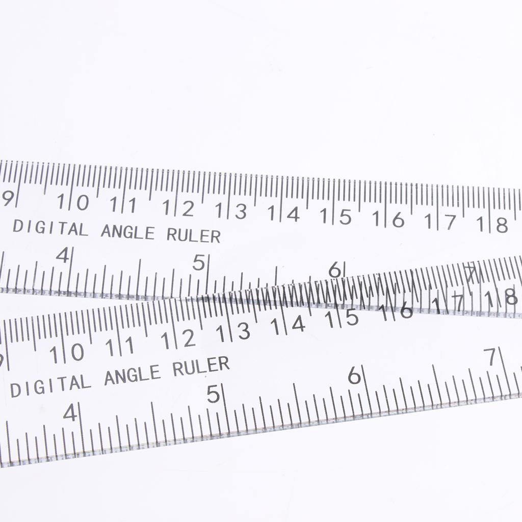 0~360° 100mm/200mm/300mm Digital Angle Ruler Inclinometer Angle Meter Finder Gauge