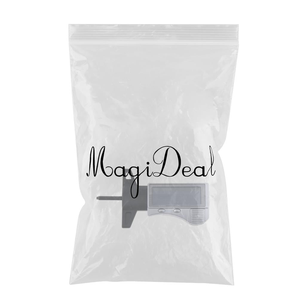 Electronic Digital Depth Gauge Tire Tread Gauge LCD Depth Gauge 0-1inch Digital Depth Measurement Tool