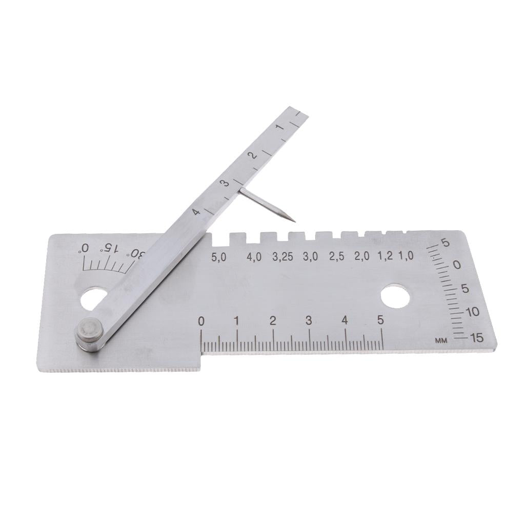 Universal Welding Tools Multi-function Weld Seam Gauge Stainless Steel Inspection Ruler