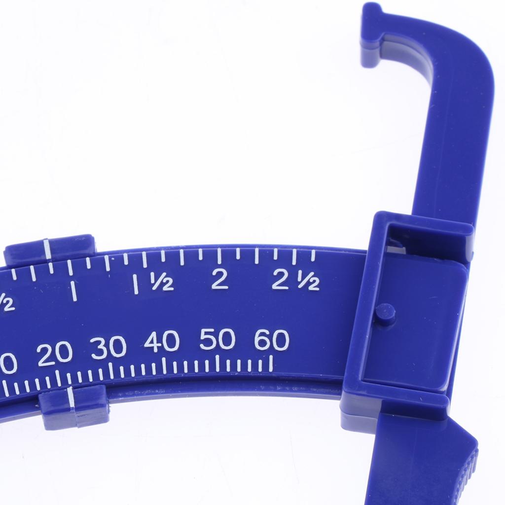 0-60mm Body Fat Tester Caliper Caliper Keep Health Slim Fitness Cyan Blue