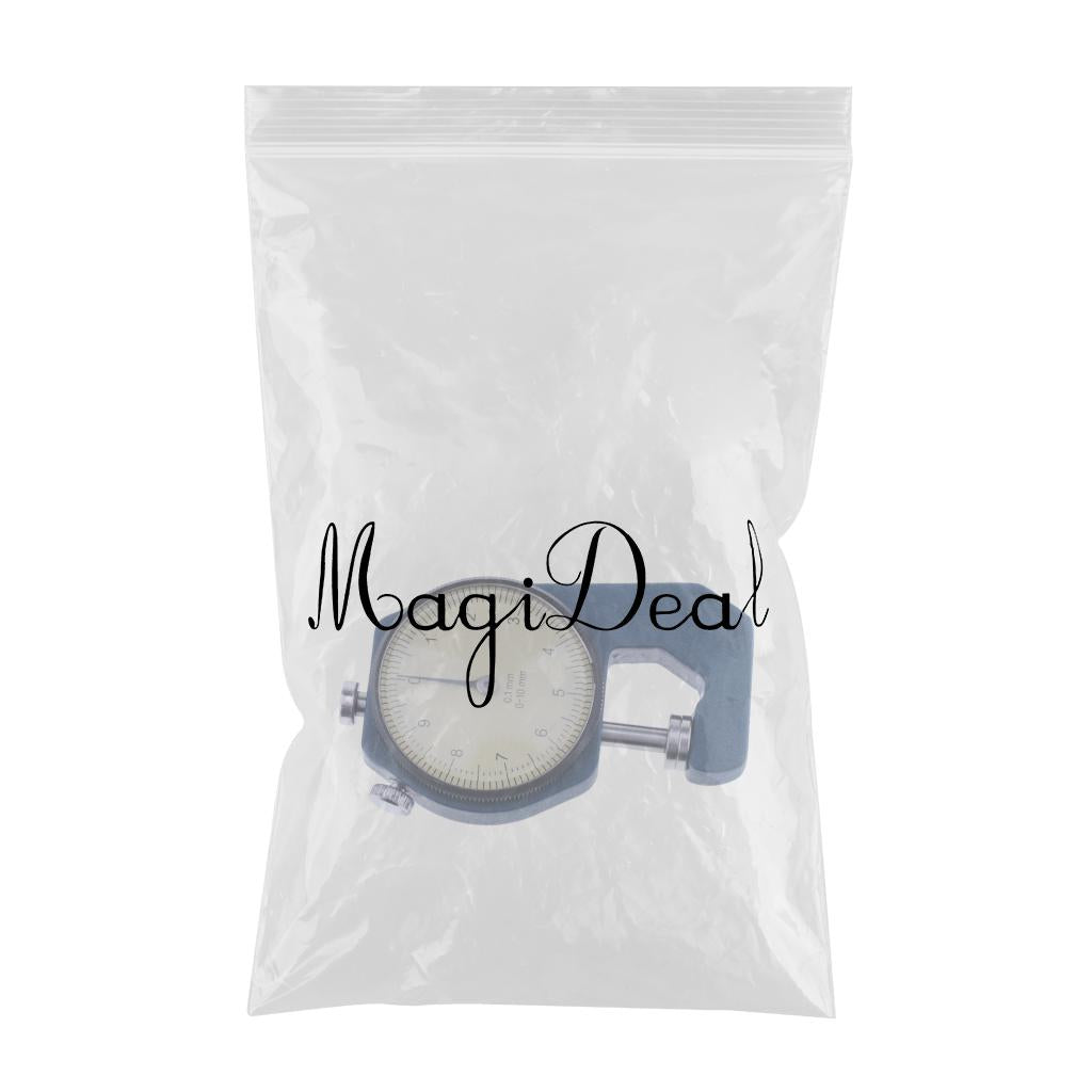 Precision Manual Dial Paper Leather Thickness Gauge Meter 0.01mm 0-10mm