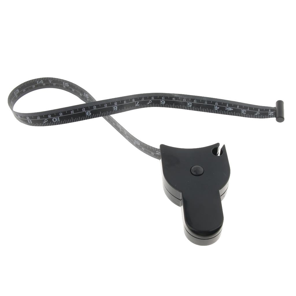 Body Tape Measure, Waist Tape Measure, Body Fat Measuring Tape Black