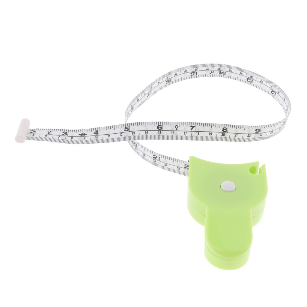 Body Tape Measure, Waist Tape Measure, Body Fat Measuring Tape Green