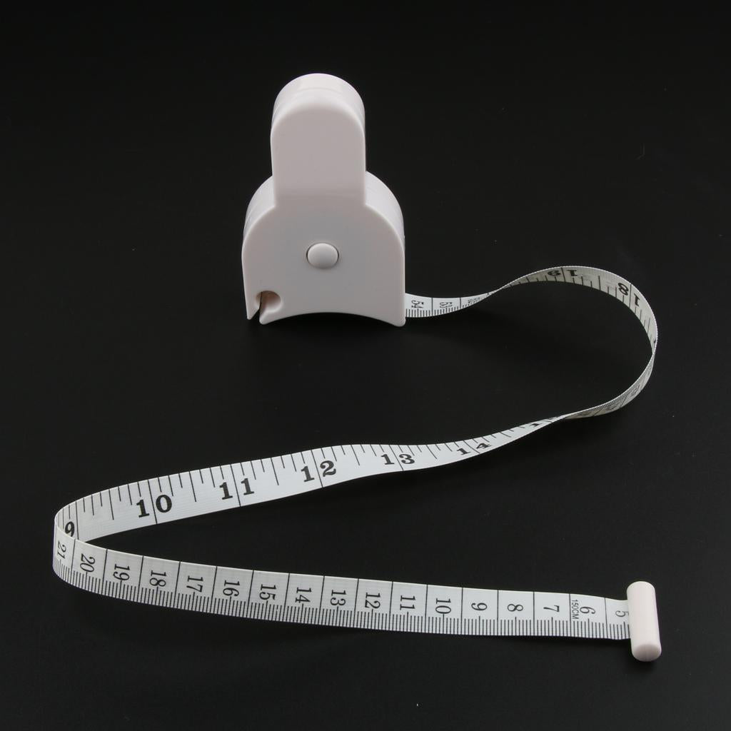 Retractable Body Tape Measure, Waist Tape Measure - Body Fat Measuring Tape