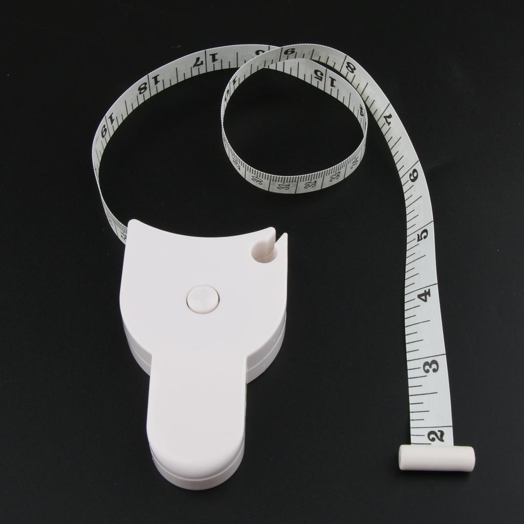 Retractable Body Tape Measure, Waist Tape Measure - Body Fat Measuring Tape