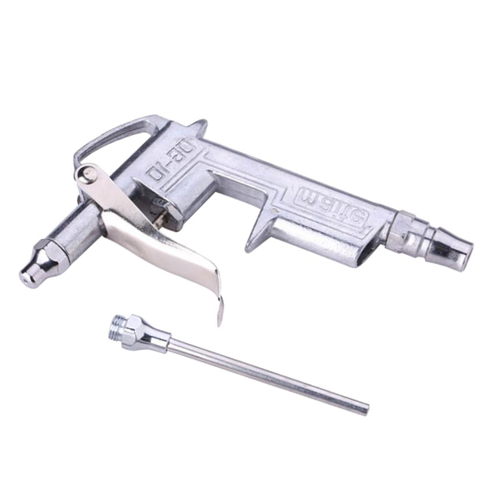 Air Compressor Dust Blow Duster Trigger Handle Alloy Nozzle Long Spout