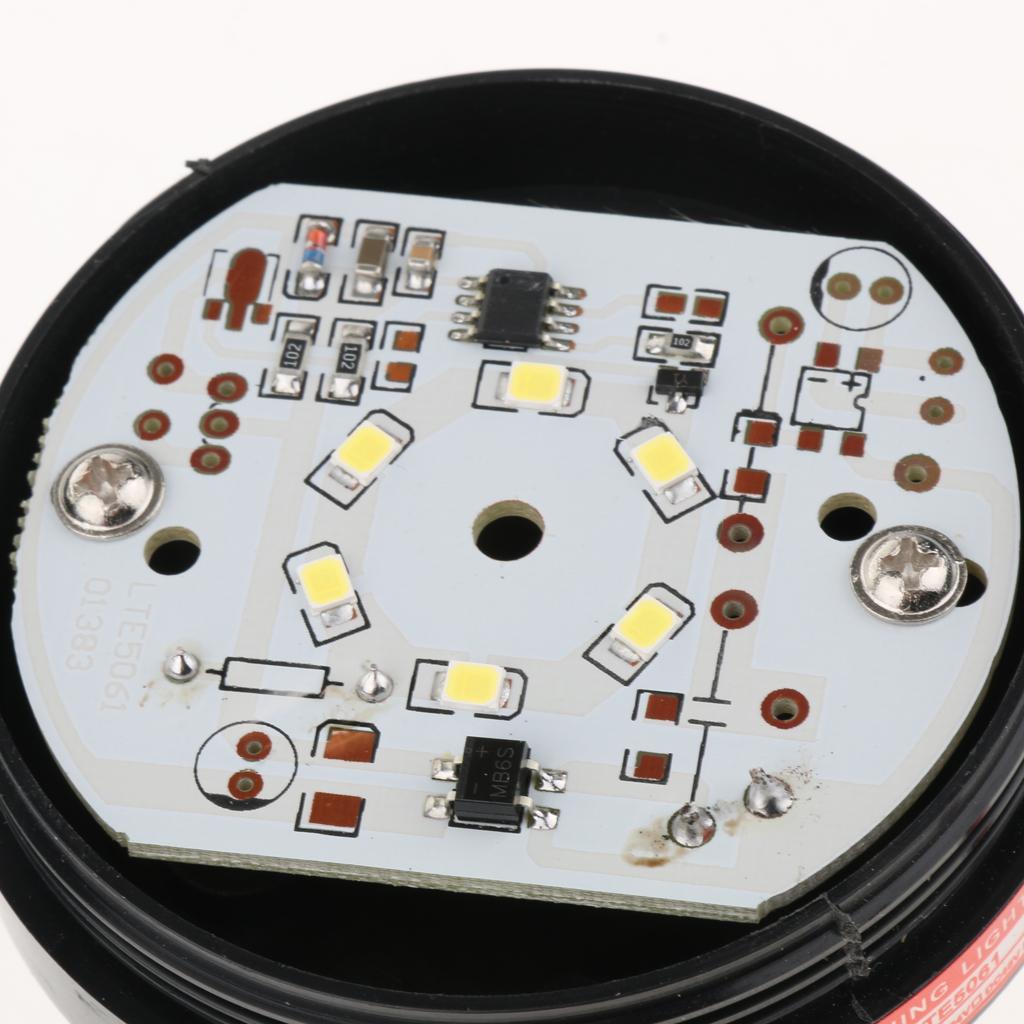 Emergency LED Beacon Amber Flashing Strobe Signal Warning Light Lamp 12V