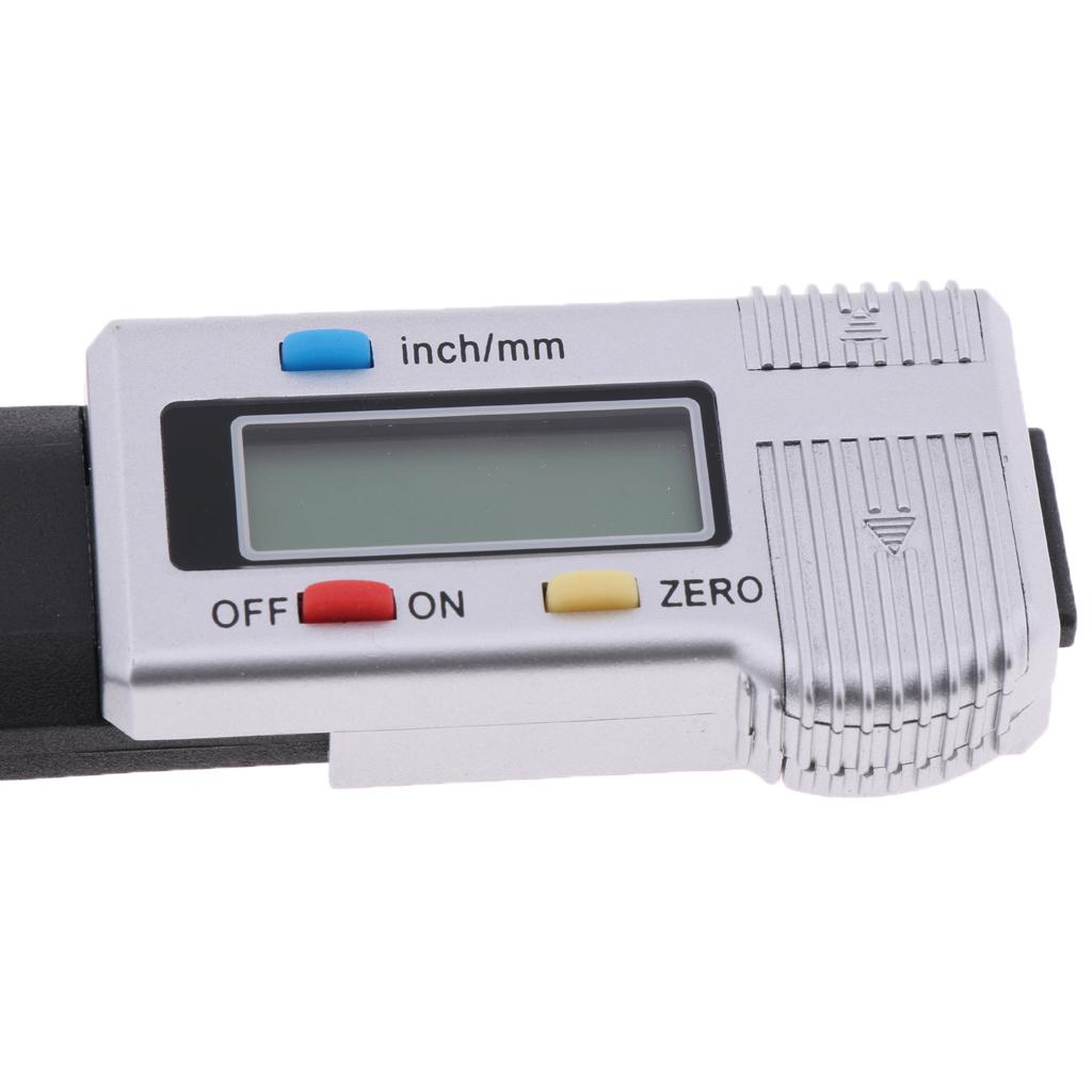 Car Digital Tyre Tire Tread Depth Gauge Measurer Caliper LCD 0-25mm Heavy Duty High Quality