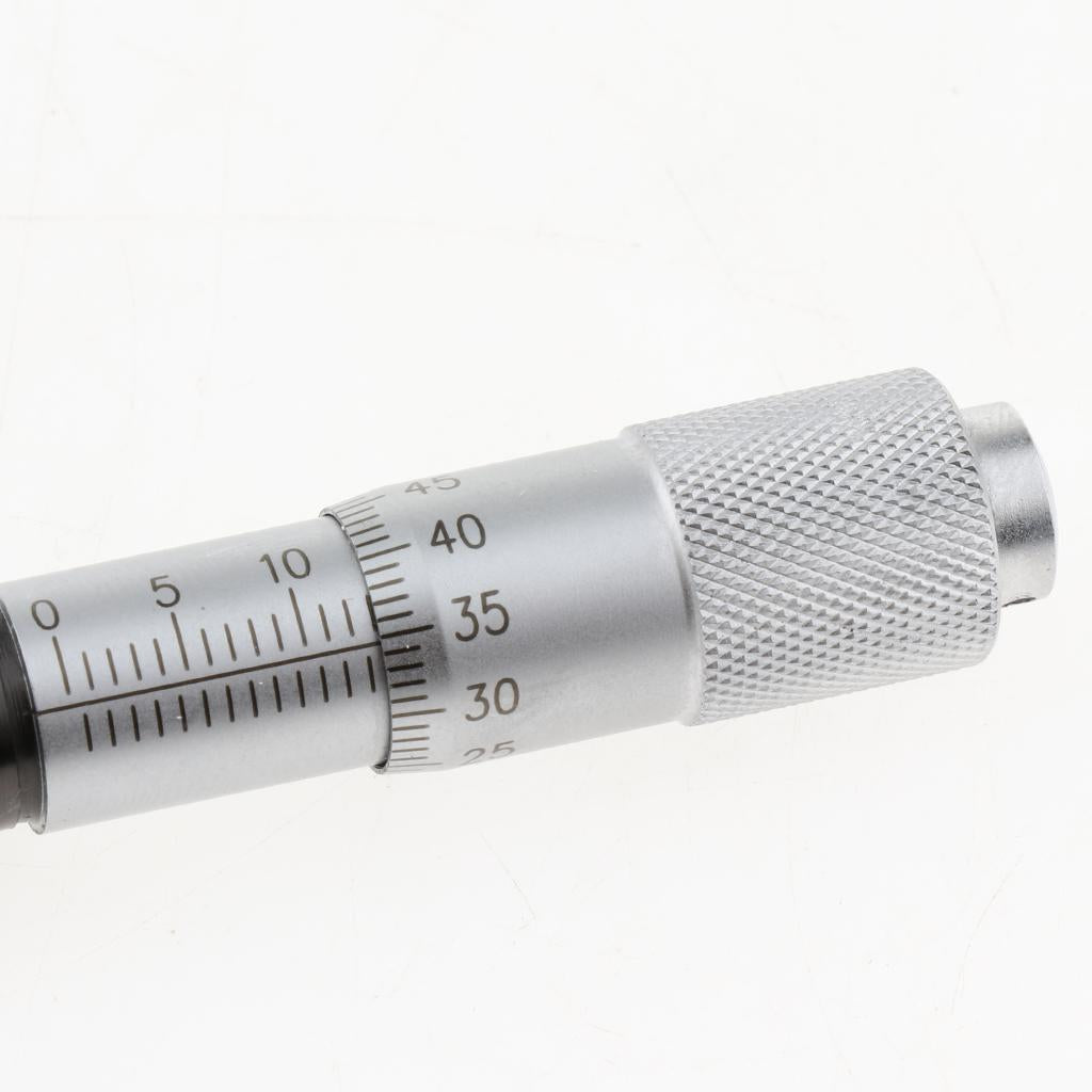Round Type Measure Tool with Nut Adjustment Micrometer Head Measurement 0-13mm Micrometers Layout Tool