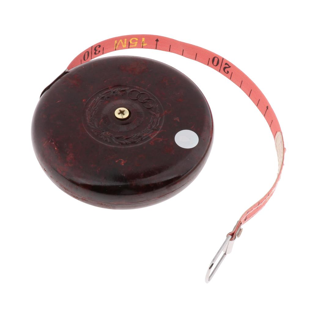 Soft Flat Measuring Ruler Sewing Tailor Tape Measure Fabric Covered 49ft