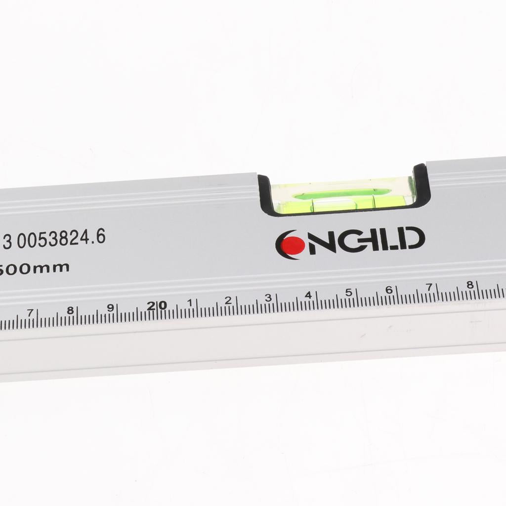 300/400/500mm High Precision Magnetic Aluminum Alloy Ruler Spirit Level 50cm