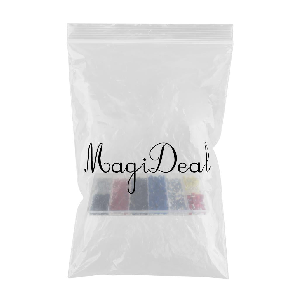 1200pcs Assorted Ferrule Wire Copper Crimp Connector Wire Terminal Connectors