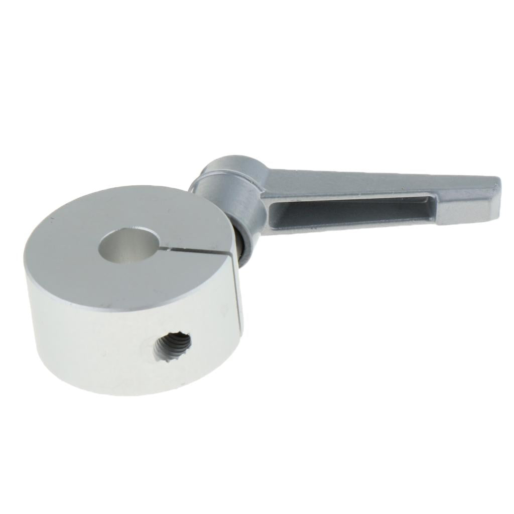 Aluminum Split Ring Stop Collar, Drill Bit Shaft Depth Stop with Handle 10mm