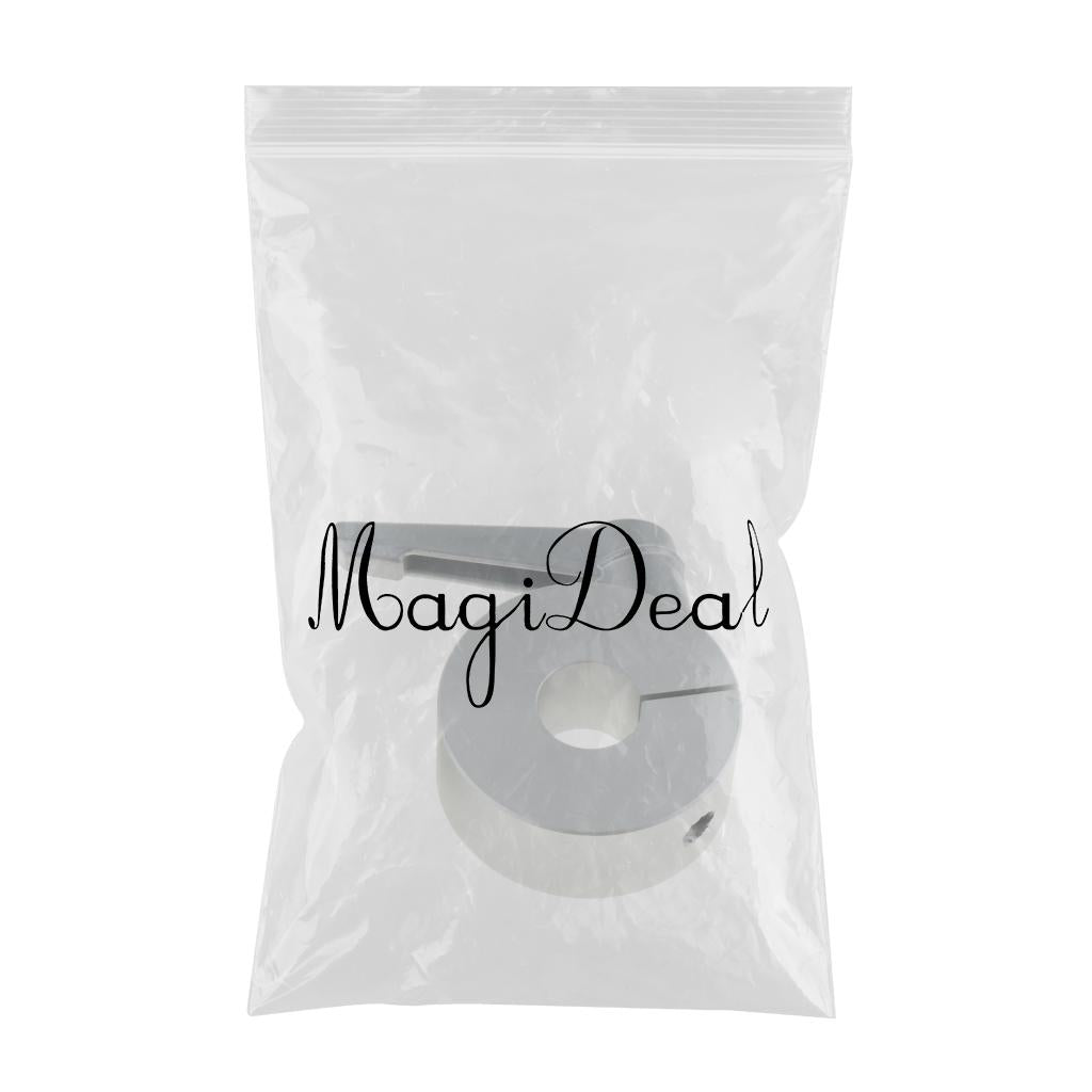 Aluminum Split Ring Stop Collar, Drill Bit Shaft Depth Stop with Handle 15mm