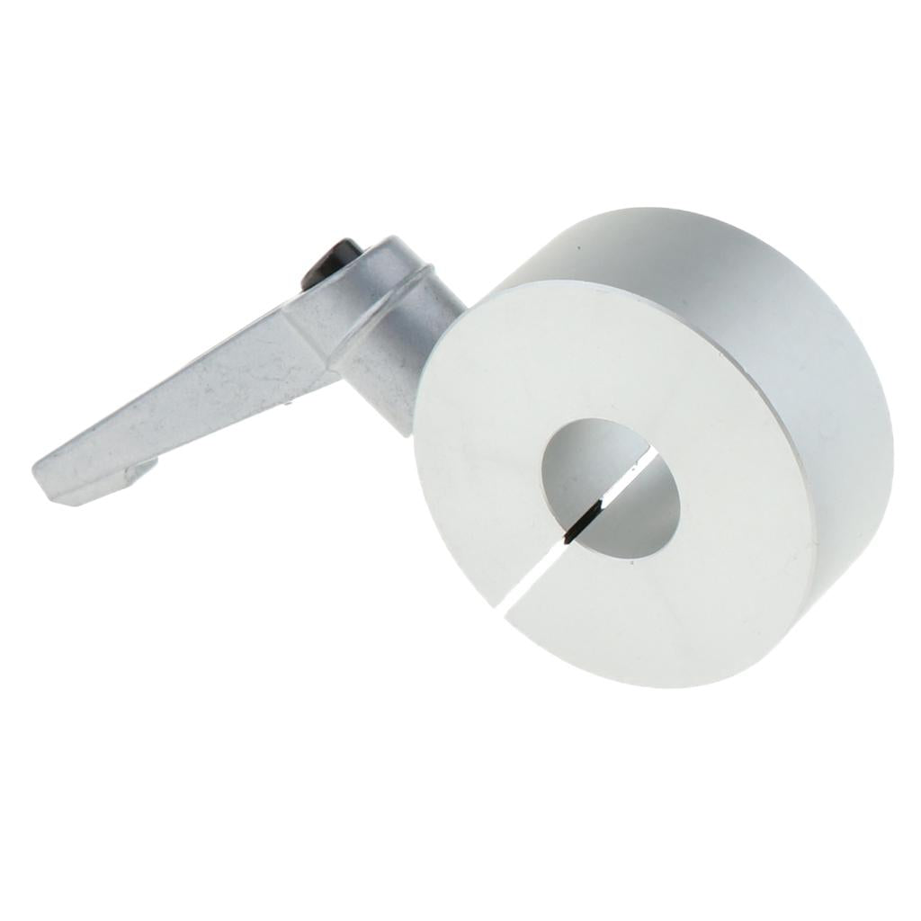 Aluminum Split Ring Stop Collar, Drill Bit Shaft Depth Stop with Handle 15mm