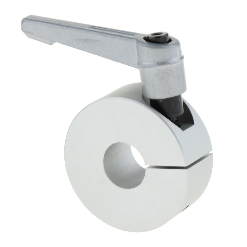 Aluminum Split Ring Stop Collar, Drill Bit Shaft Depth Stop with Handle 15mm