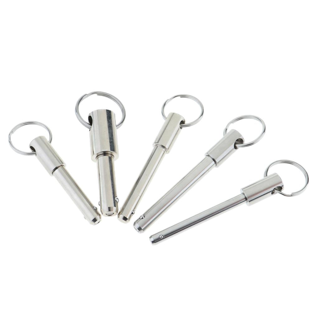 Zinc Plated Steel Quick Release Pin Ring Handle Ball Locking Pin 8mm-50mm