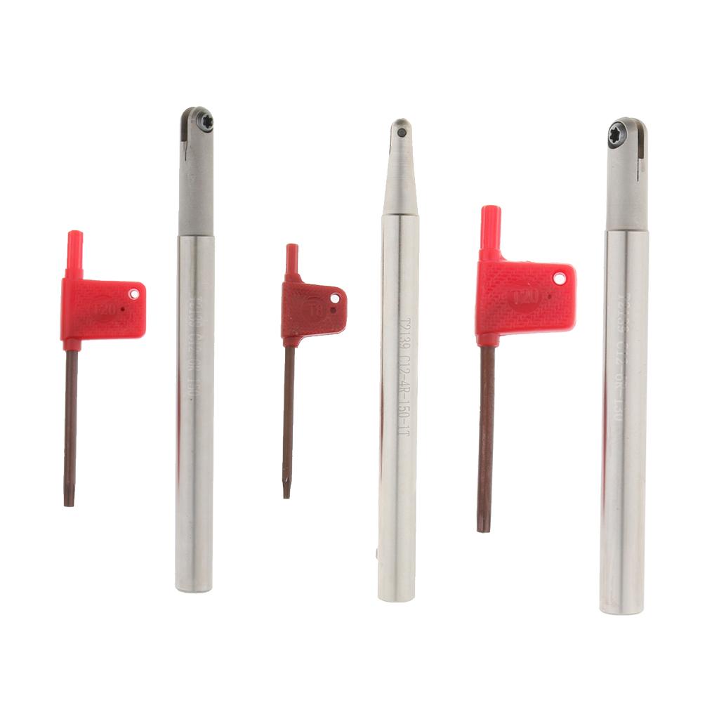 T2132 CNC Ball Nose End Milling Cutter Shank Holder T2139 -C12-6R-130-1T