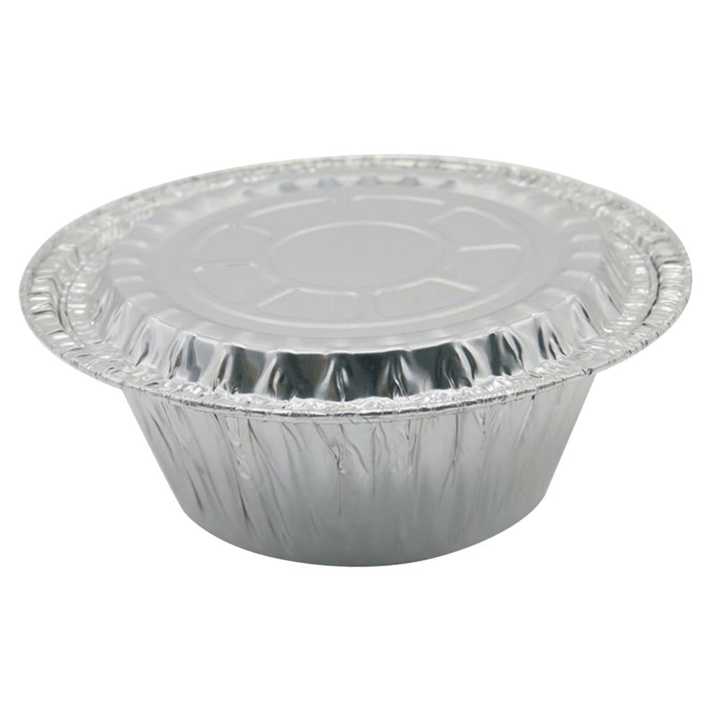 20pcs Disposable Aluminum Foil Bowls Takeout Container 12g -with Lid
