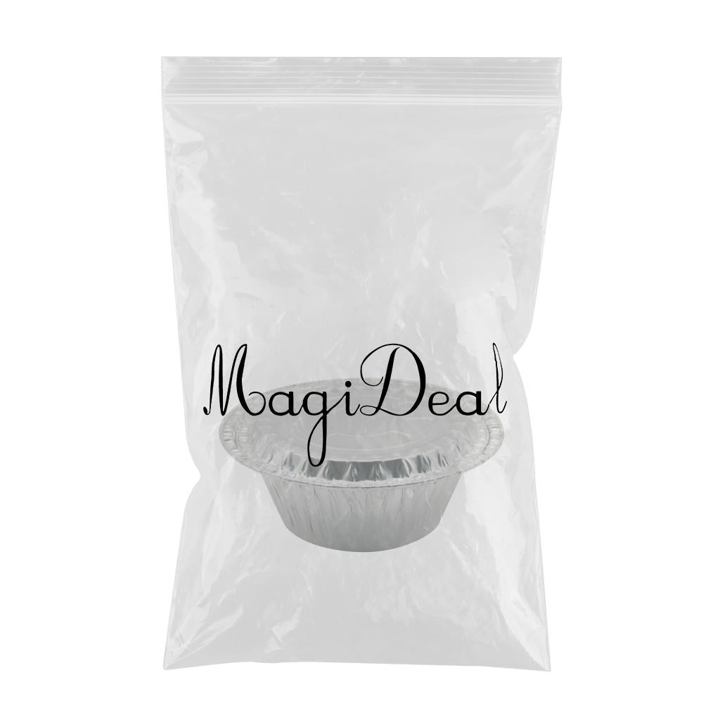 20pcs Disposable Aluminum Foil Bowls Takeout Container 12g -with Lid