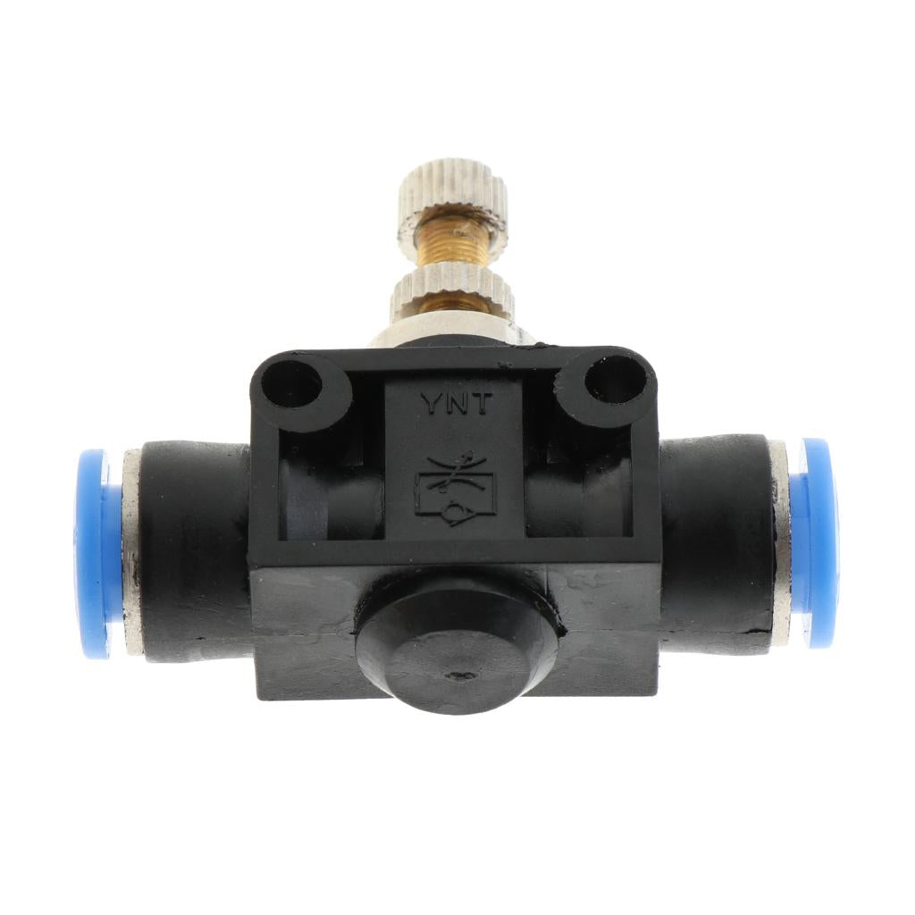 Restrictor Valve Throttle Valve Pneumatic Pneumatic Quick Connector 8mm
