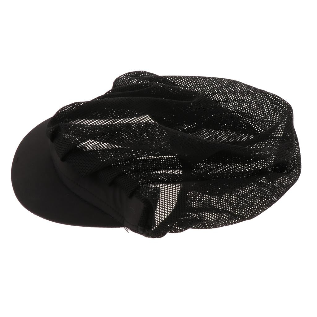 Cook Adjustable Men Women Kitchen Baker Chef Elastic Cap Hat Catering Black C