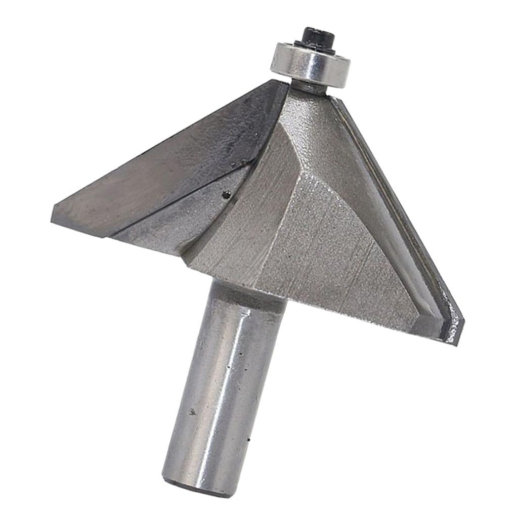 45 degrees Chamfer Router Bit for Carpentry Rounding Beveling 1/2" Shank 16
