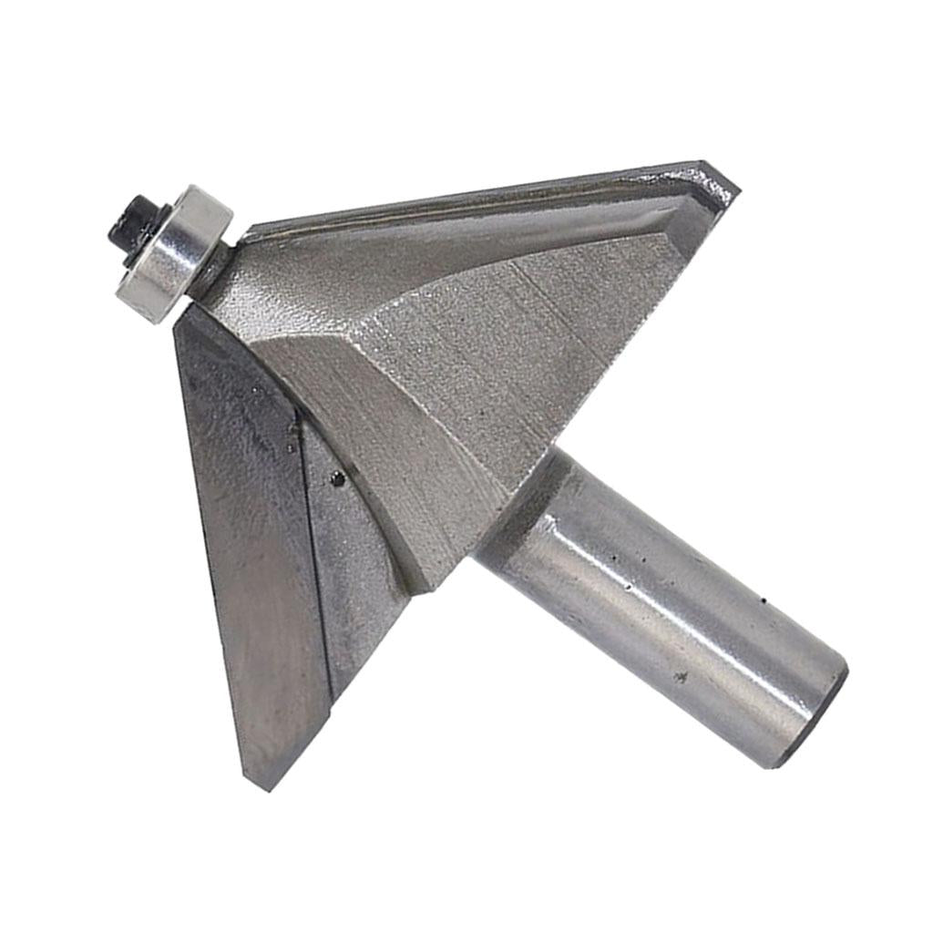 45 degrees Chamfer Router Bit for Carpentry Rounding Beveling 1/2" Shank 16