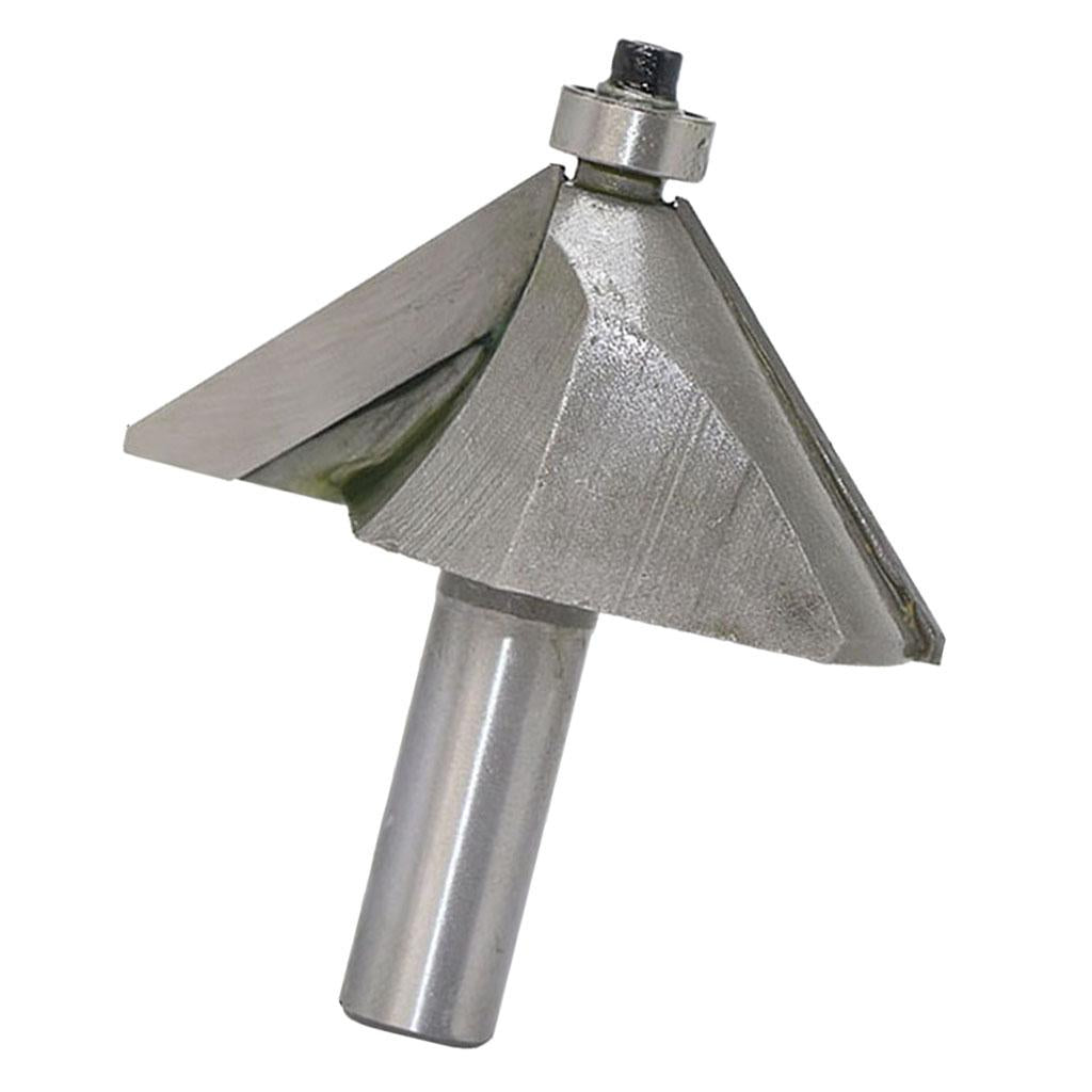 45 degrees Chamfer Router Bit for Carpentry Rounding Beveling 1/2" Shank 17