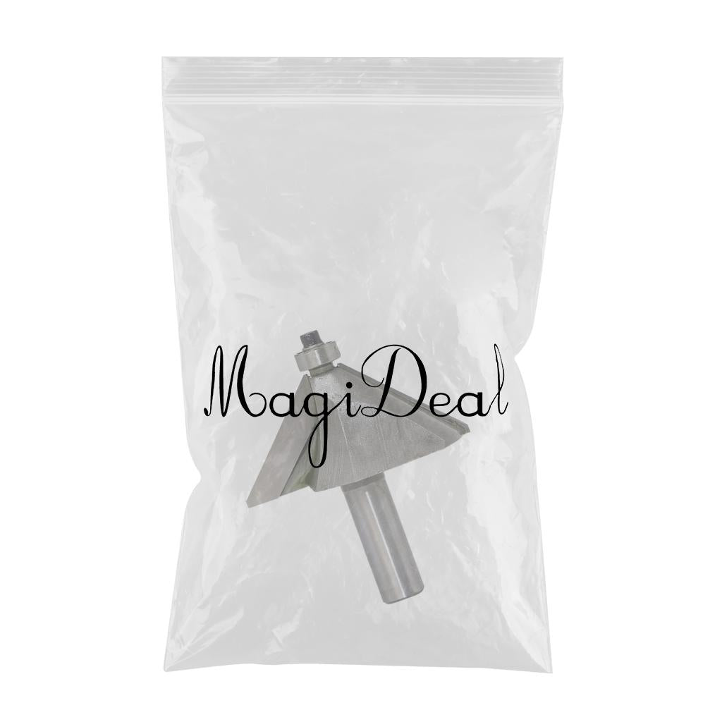 45 degrees Chamfer Router Bit for Carpentry Rounding Beveling 1/2" Shank 17