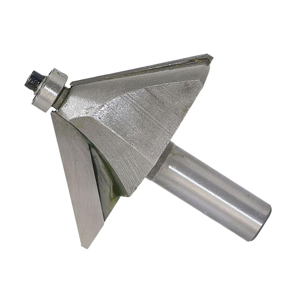 45 degrees Chamfer Router Bit for Carpentry Rounding Beveling 1/2" Shank 17