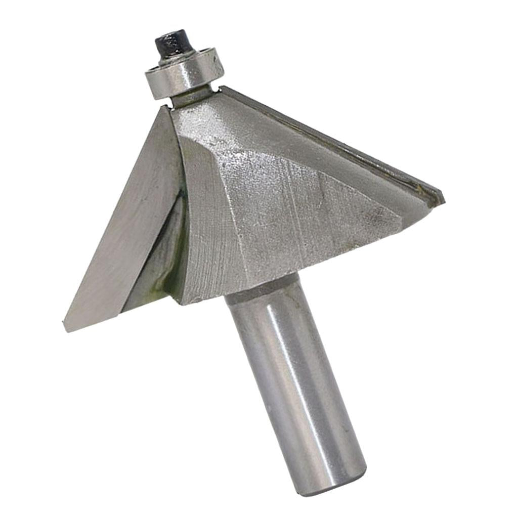 45 degrees Chamfer Router Bit for Carpentry Rounding Beveling 1/2" Shank 17