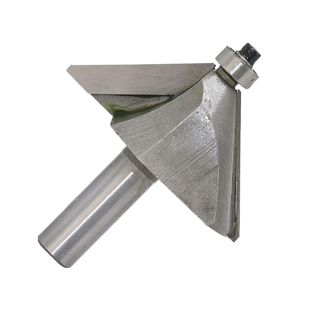 45 degrees Chamfer Router Bit for Carpentry Rounding Beveling 1/2" Shank 17