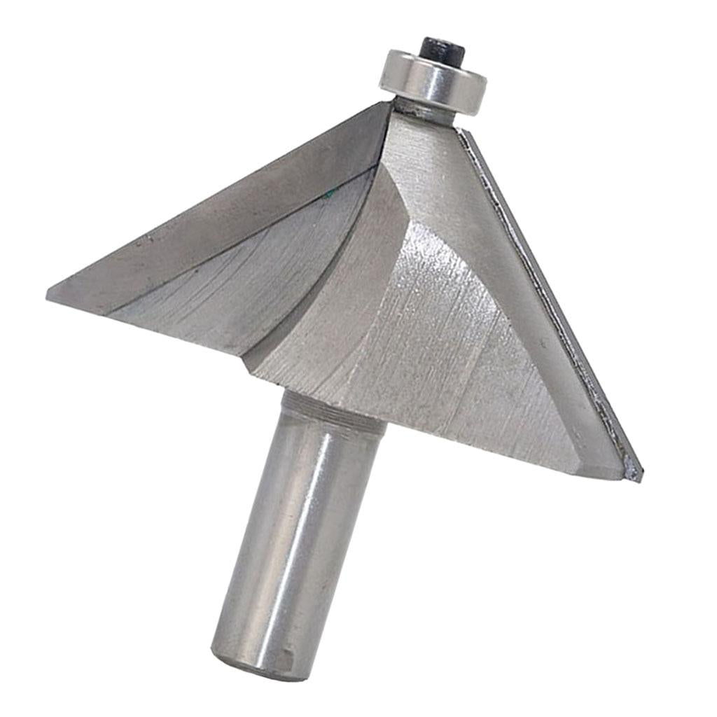 45 degrees Chamfer Router Bit for Carpentry Rounding Beveling 1/2" Shank 18
