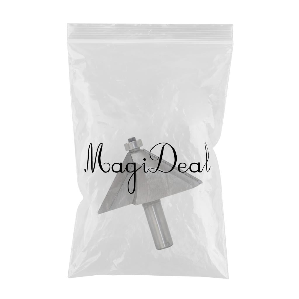 45 degrees Chamfer Router Bit for Carpentry Rounding Beveling 1/2" Shank 18