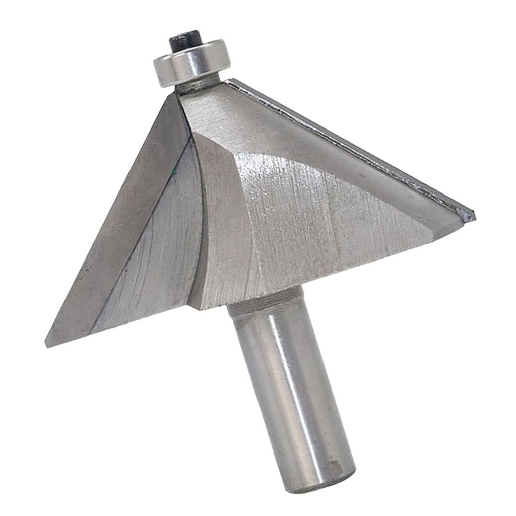 45 degrees Chamfer Router Bit for Carpentry Rounding Beveling 1/2" Shank 18