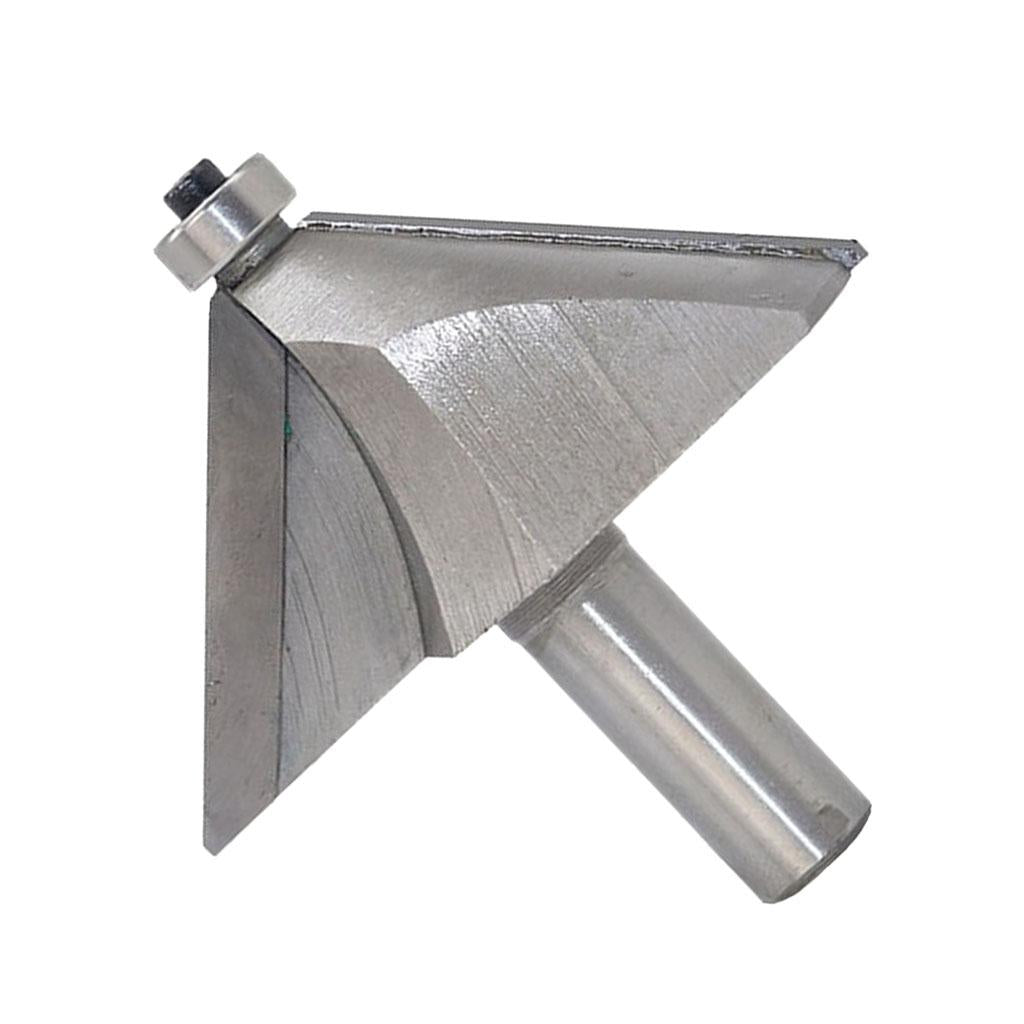45 degrees Chamfer Router Bit for Carpentry Rounding Beveling 1/2" Shank 18