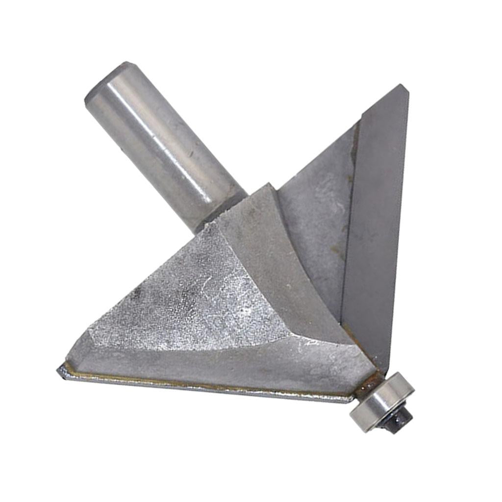 45 degrees Chamfer Router Bit for Carpentry Rounding Beveling 1/2" Shank 19