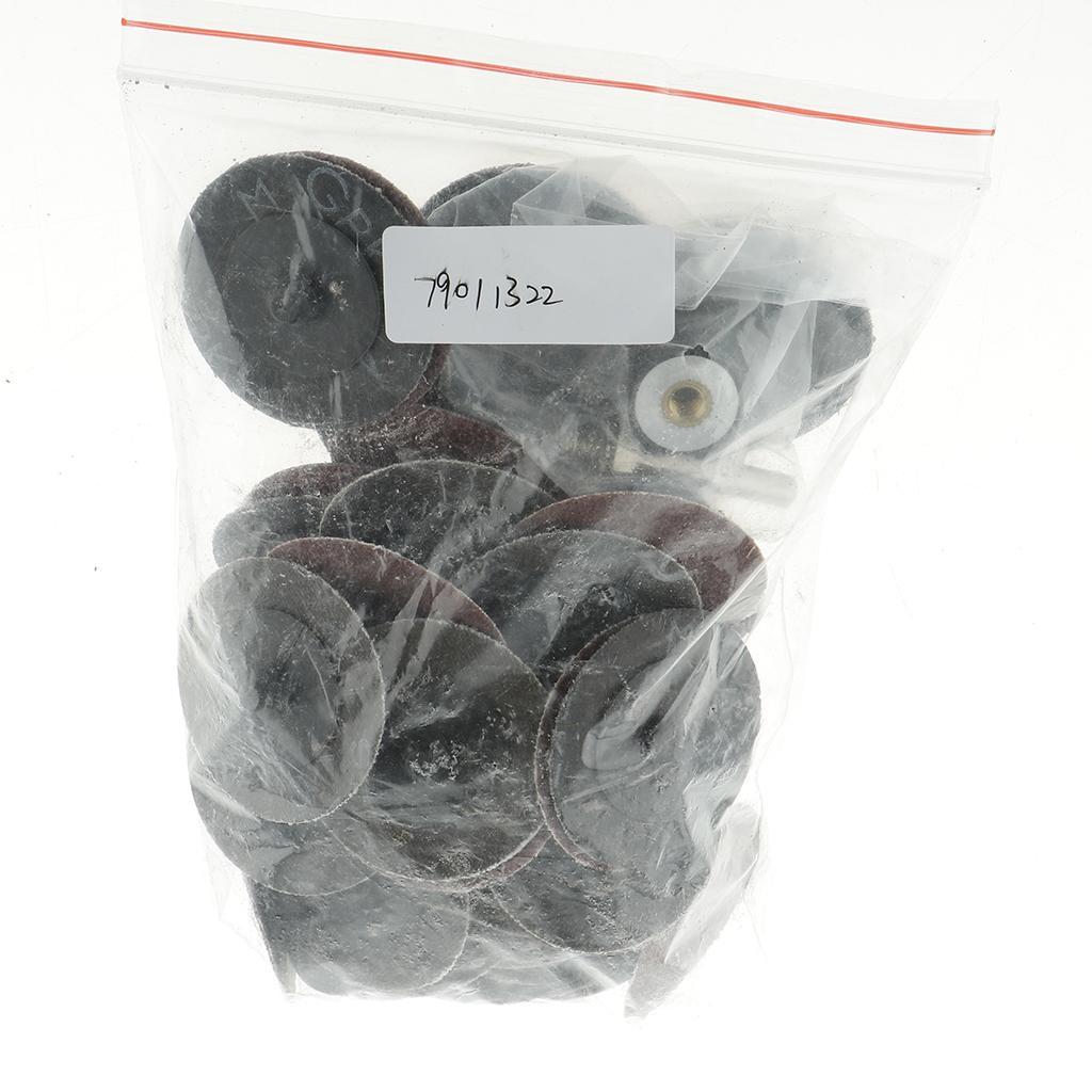 2in 40PCS Sanding Discs Pad Kit Drill Grinder Rotary Tools with Backer Plate