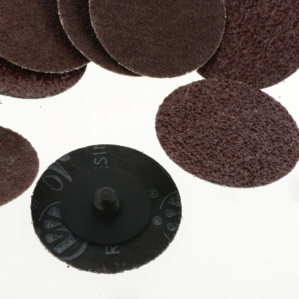 2in 40PCS Sanding Discs Pad Kit Drill Grinder Rotary Tools with Backer Plate