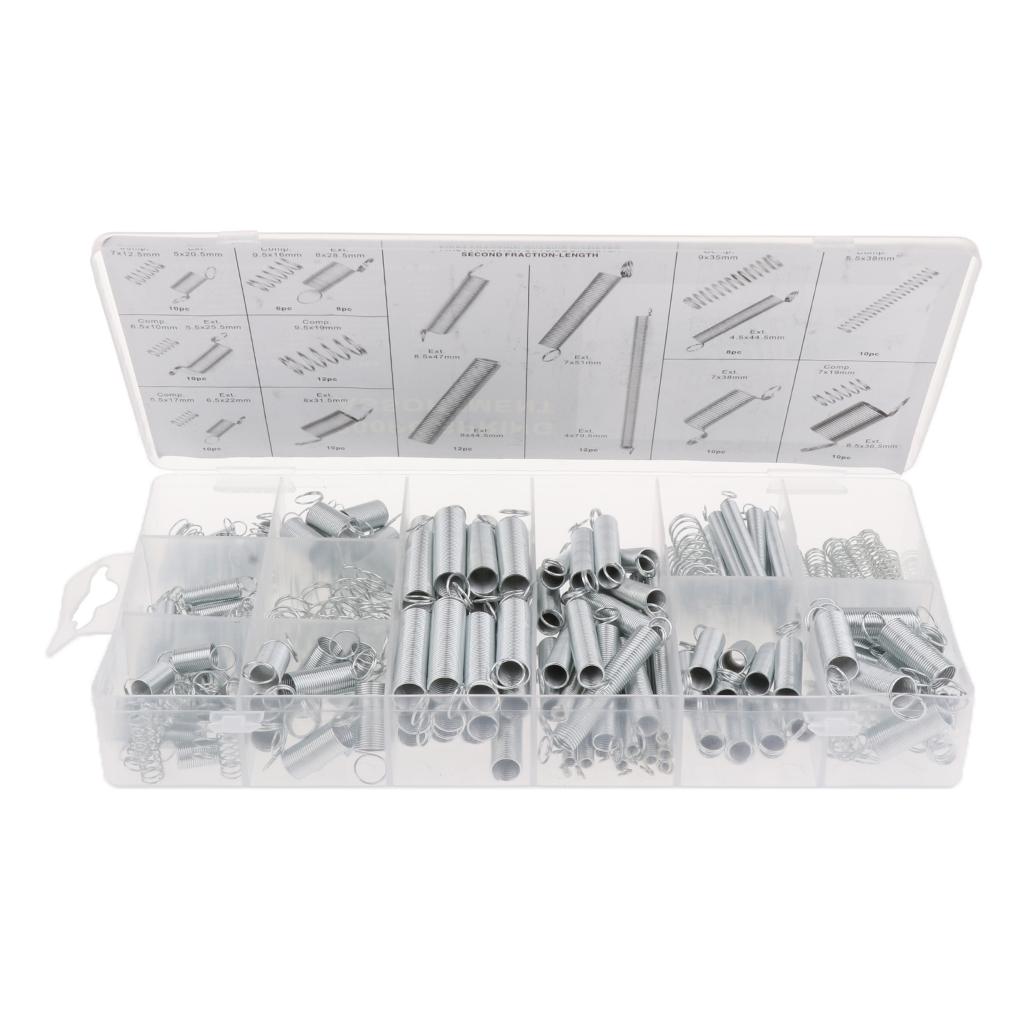 200Pcs/box Steel Spring Electrical Hardware Drum Extension Tension Springs