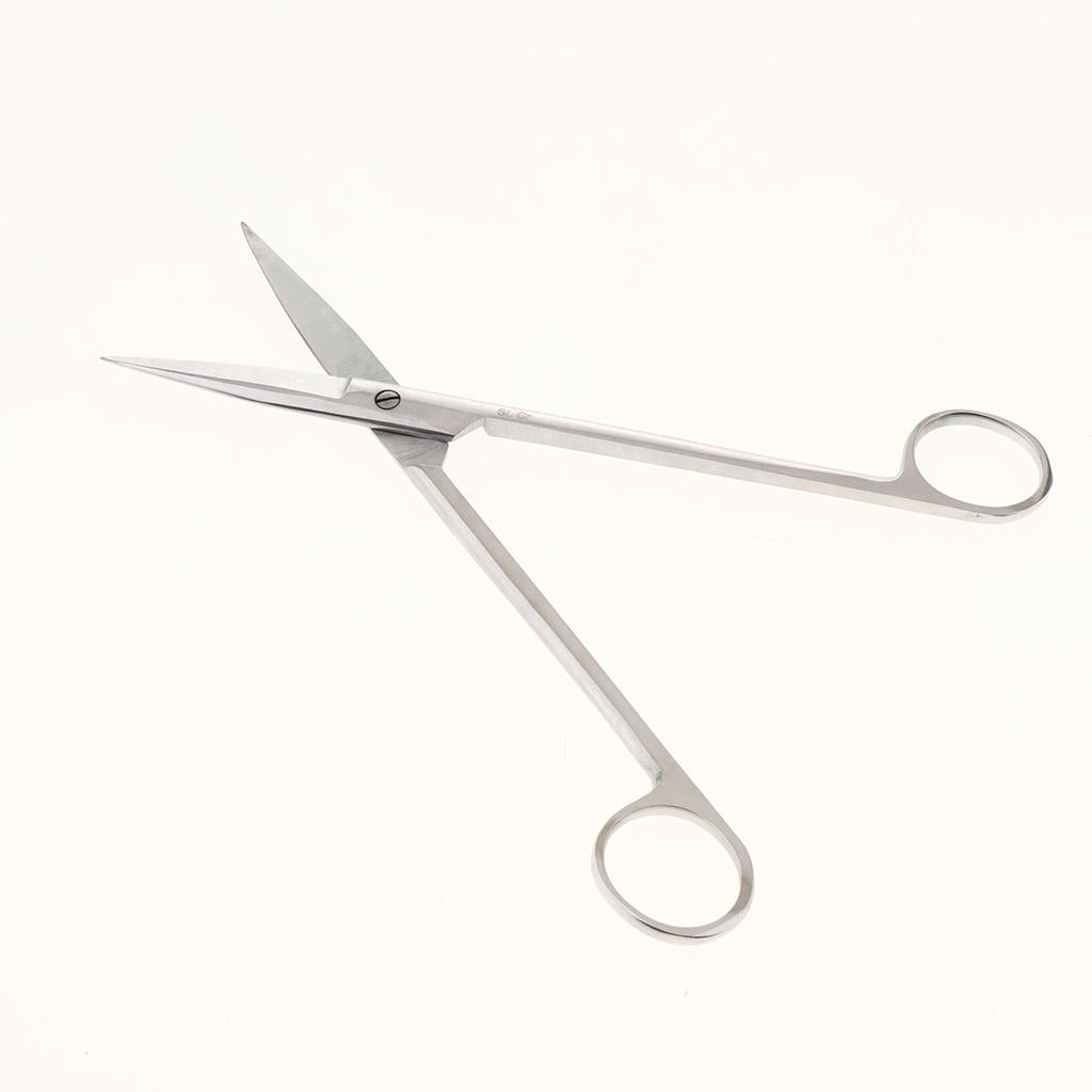 Stainless Steel Beauty Mustache Eyebrow Scissors 20cm Straight Tip