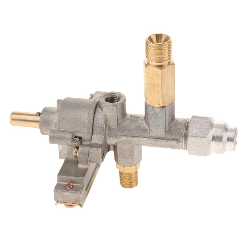 1/4 Inch LH Gas Oven Stove Burner Main Control Valve Y Type Three-way
