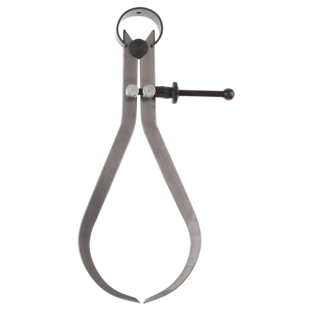 Solid Nut Outside Spring Caliper, Carbon Steel, Flat Leg, 0-6''/8''/10''/12" 300mm