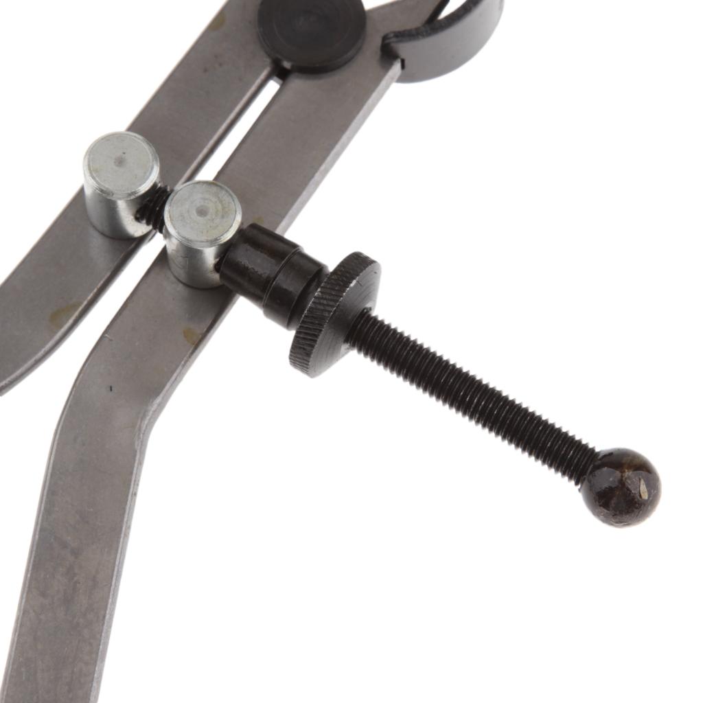 Solid Nut Outside Spring Caliper, Carbon Steel, Flat Leg, 0-6''/8''/10''/12" 300mm