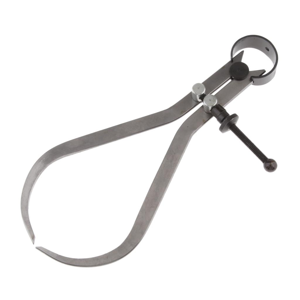 Solid Nut Outside Spring Caliper, Carbon Steel, Flat Leg, 0-6''/8''/10''/12" 300mm